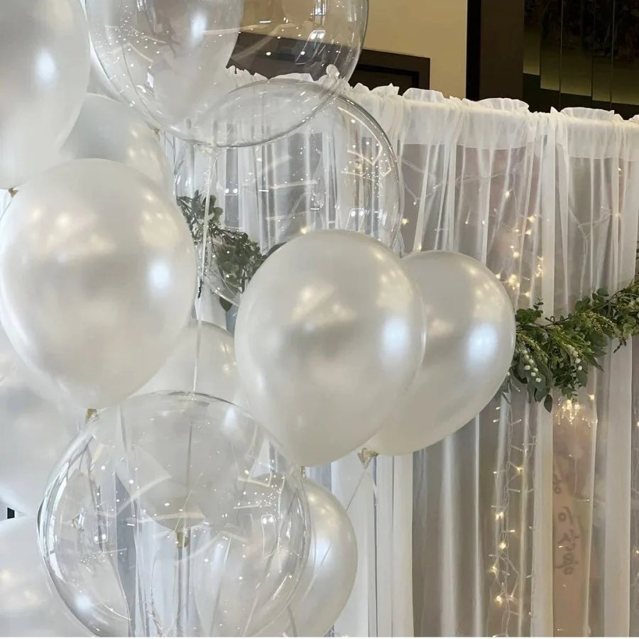 8 10 12 16 18 20 24 Inch Transparent Bobo Balloon Clear Bubble