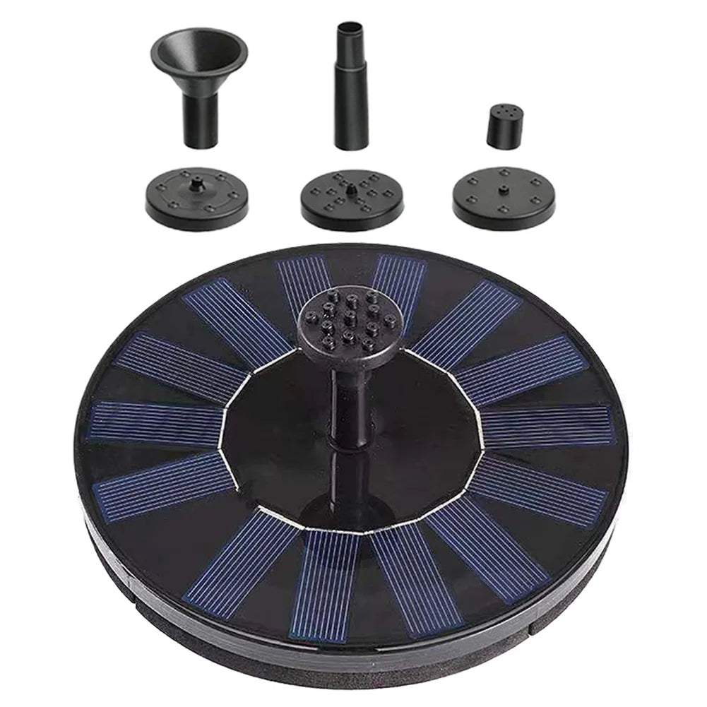 13 16 Solar Fountain Pump Energy-saving Plants Watering Colorful