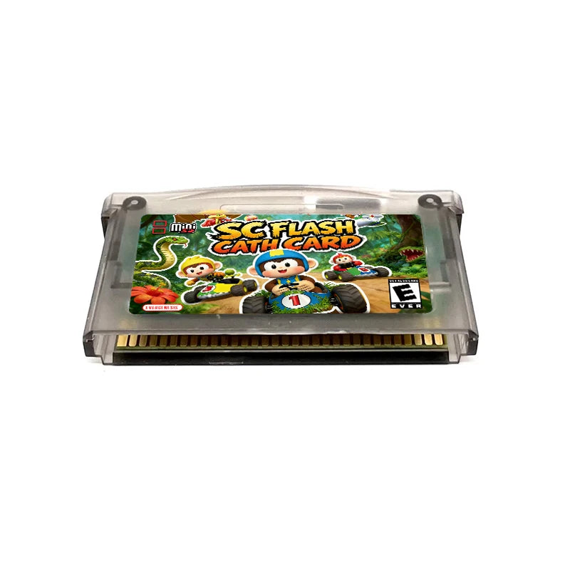 5000 in 1 Retro Games Cartridge New SCFW V2.0 GBA Flash Card with 8G TF Card RTC Flash for GBA/GBA SP/NDS Handheld Game Console Zpaxo