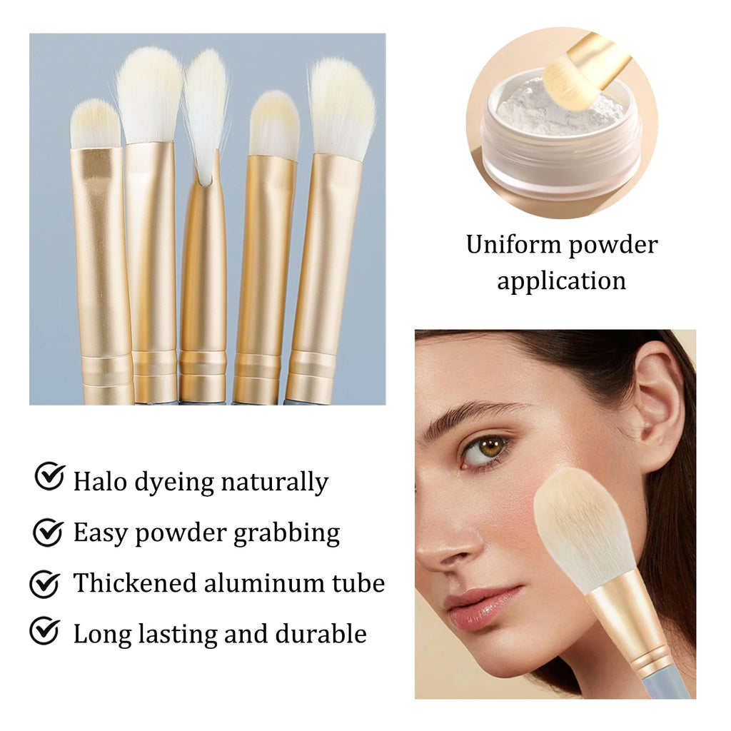 10-piece Makeup Brush Eyeshadow Foundation Soft Loose Powder Beginner Zpaxo
