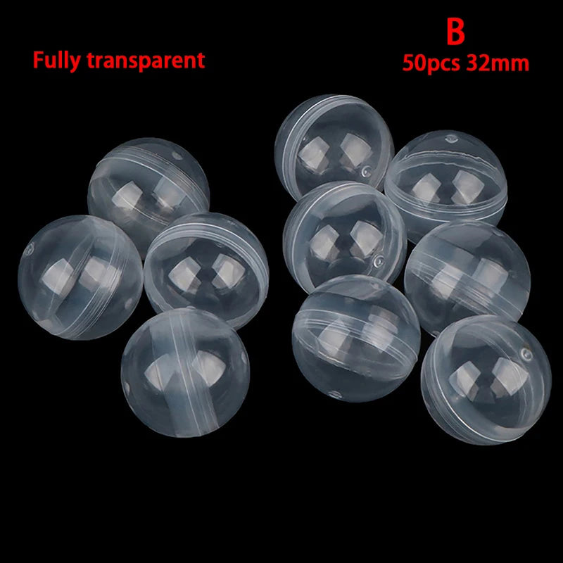 Mini Clear Transparency Plastic Capsule Toy Surprise Ball Tiny
