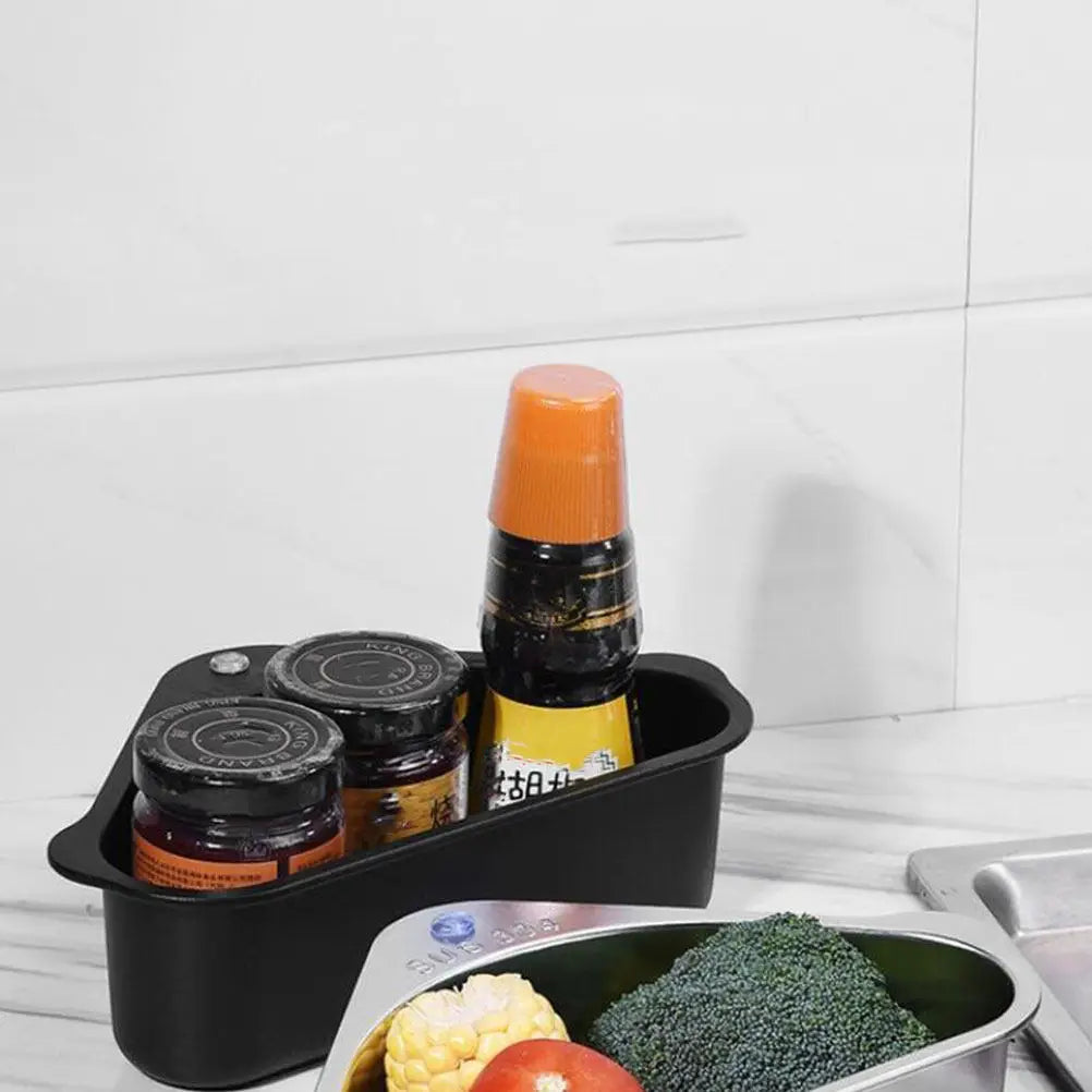 Rustproof Draining Basket Heavy Duty Sink Large Capacity Kitchen Rack