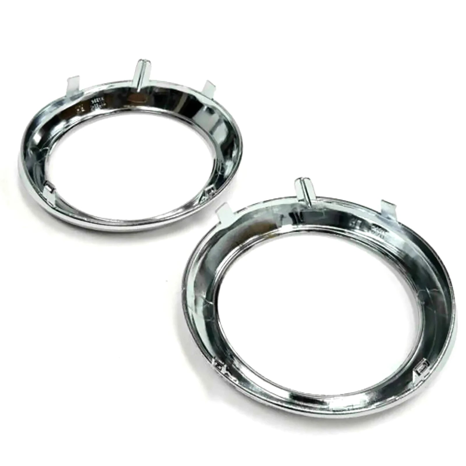 1 Pair Car Fog Light Lamp Bezel Cover Chrome Trim Rings 52713-08020