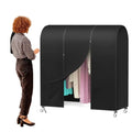 Clothes Rack Cover Dustproof Smooth Zipper Large Capacity Closet