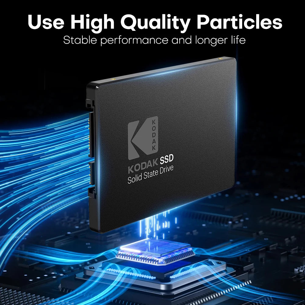 KODAK X120Pro 2.5 Inch Solid State Drive SSD SATA3.0 High-Speed Interface 550M/S Read Speed Suitable for Desktops Laptops Zpaxo