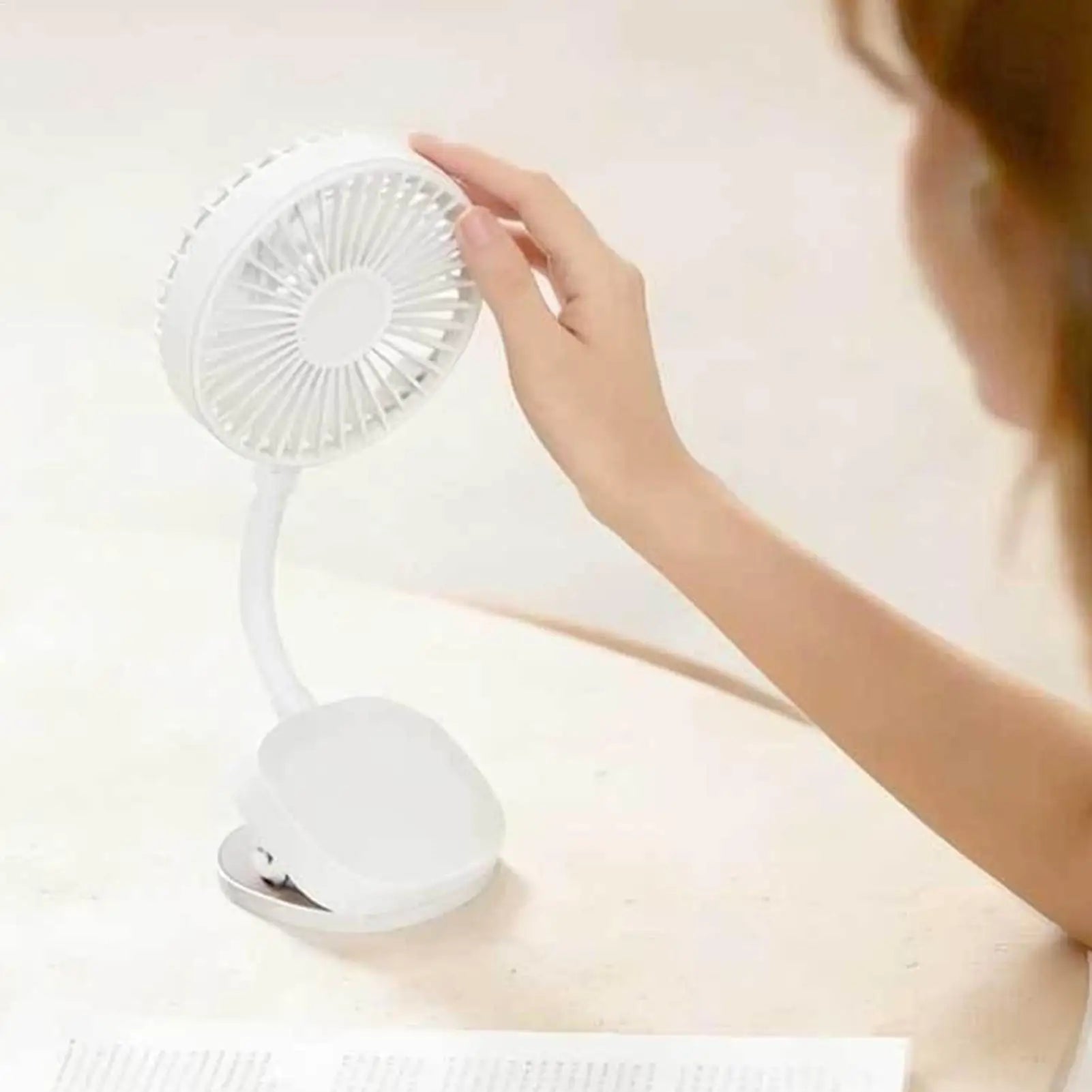 Magnetic Phone Fan Mini Portable Handheld Cooler Stand Function
