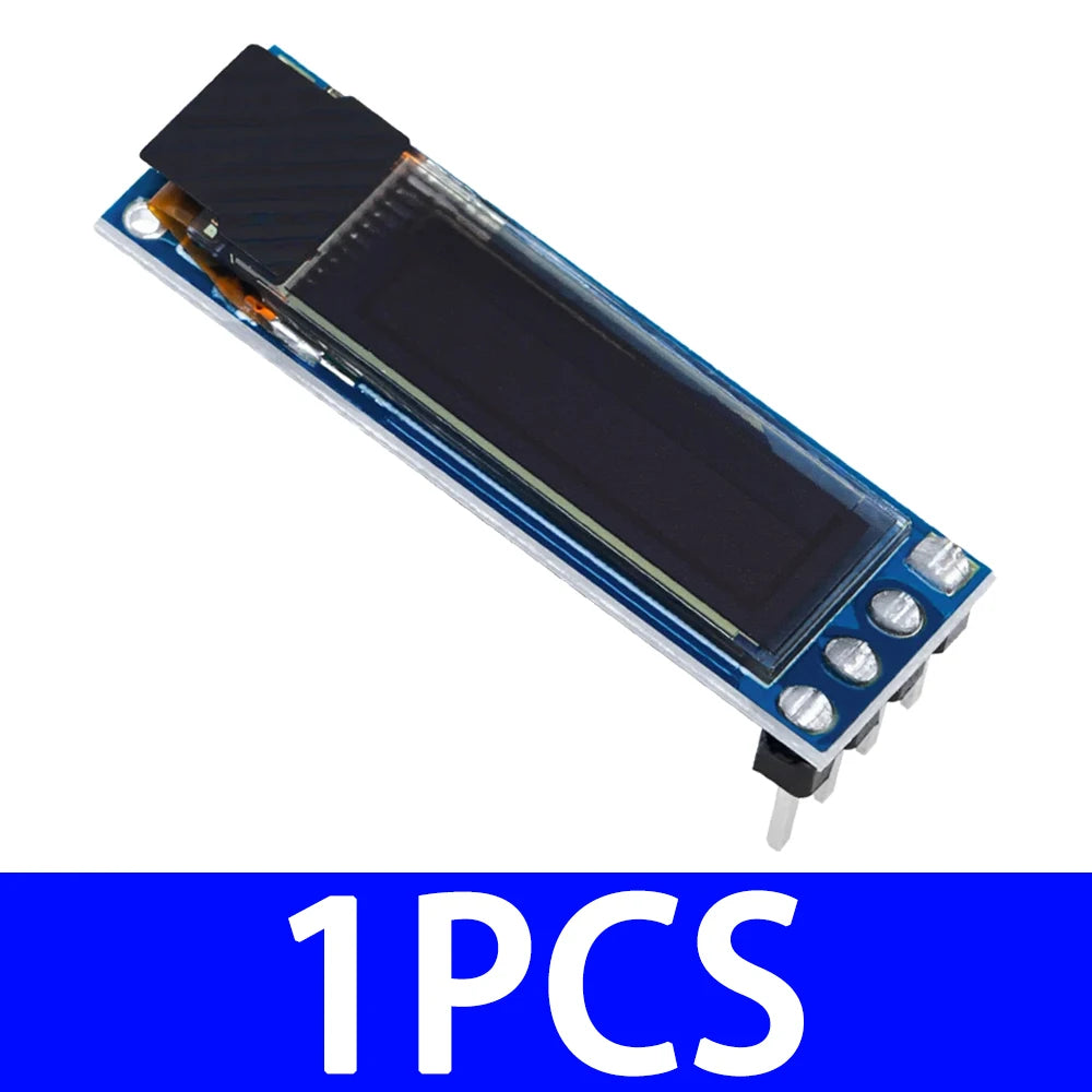 ‌0.69" 96x16 OLED Display Module SSD1306 Driver White I2C Interface, 3-5.5V Input for Arduino, ESP32, Raspberry Pi & IoT Project Zpaxo 1PCS