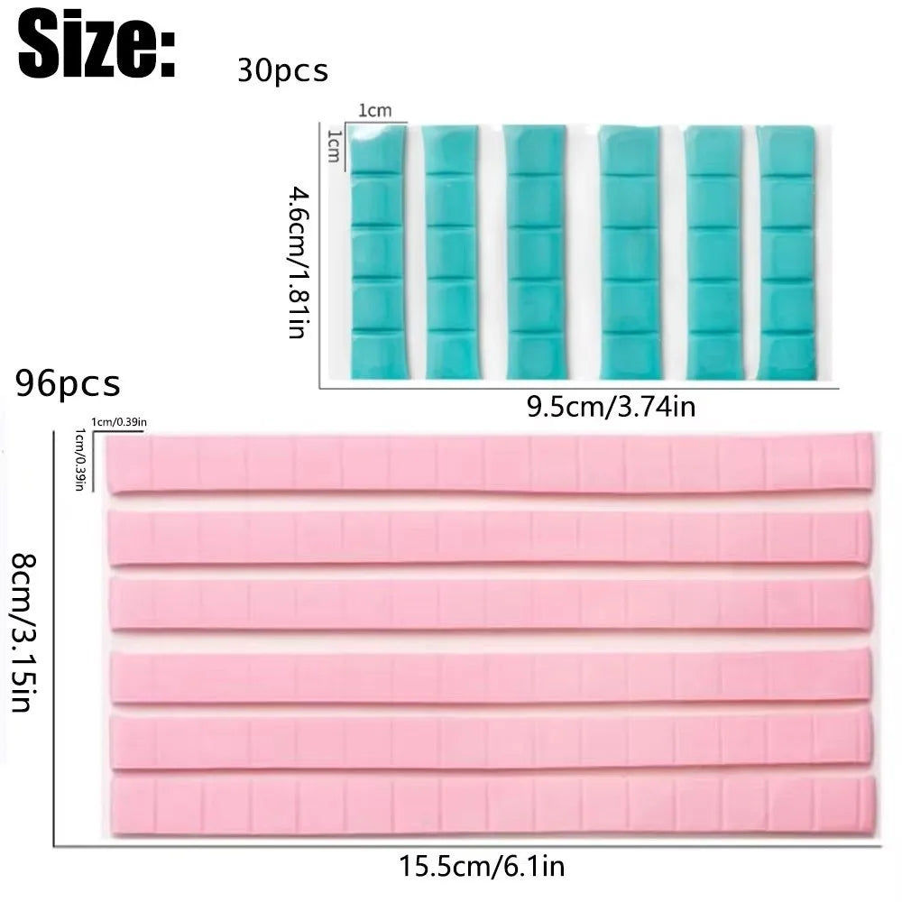 30 48 Reusable Adhesive Clay Nail Practice Tool Multifunctional Glue Zpaxo