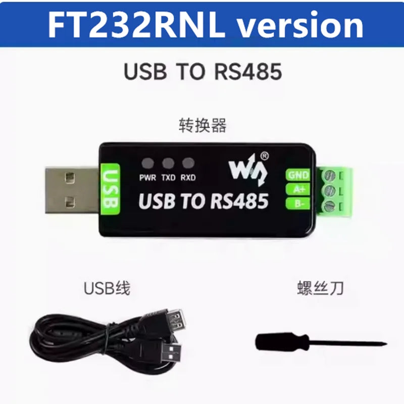 Industrial Grade USB RS485 Serial Converter Communication Module Zpaxo FT232RNL version