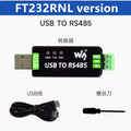 Industrial Grade USB to RS485 Serial Converter RS485 Communication Module FT232RNL/CH343G Zpaxo FT232RNL version