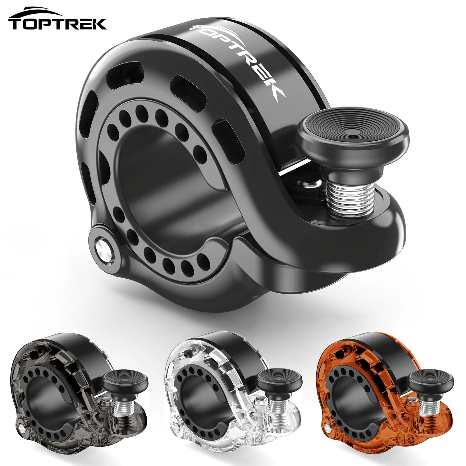 Toptrek New Upgrade Bicycle Bell 110dB Loud Bicycle Horn Innovative Cycling Safety Mini MTB Road Bike Bell Bicycle Accessories Zpaxo