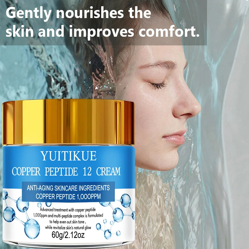 YUITIKUE Copper Peptide Anti-Aging Cream | 60g Face Moisturizer Anti-Aging Face Cream Zpaxo