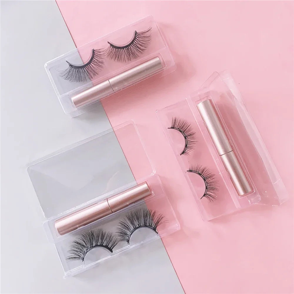 3D Magnetic Eyelashes Waterproof Lasting Naturally Eyeliner Magnet Zpaxo