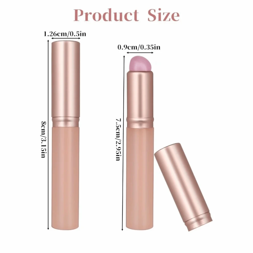 New Silicone Nail Art Brush Reusable Soft Manicure Tool Mirror Effect Smudge Pen Girl Zpaxo