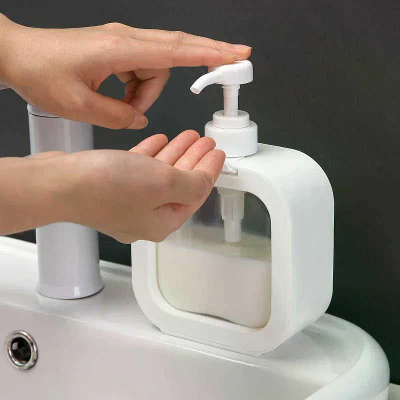 All-in-one Kitchen Pump Dispenser 300 Refillable Empty Bottle Shower Zpaxo