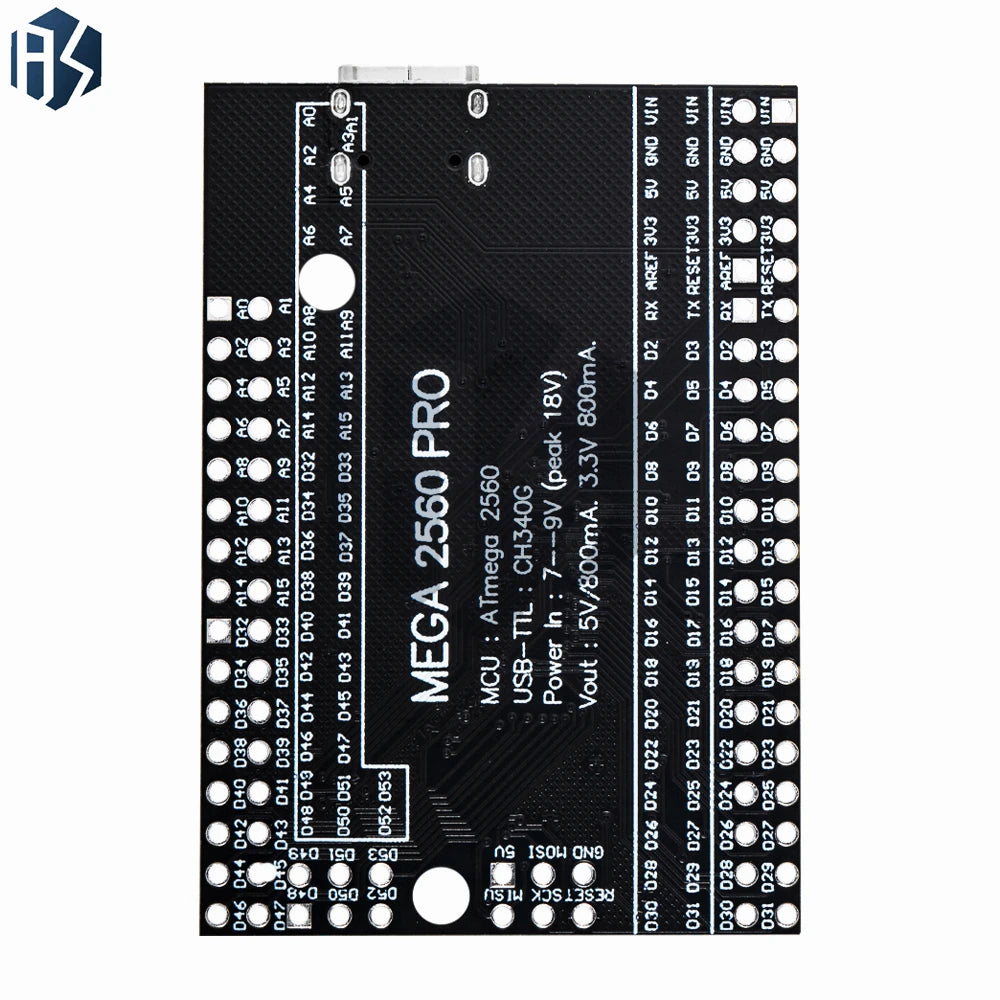 Mega 2560 MINI 5V Embed CH340G ATmega2560-16AU Male Pinheaders Zpaxo