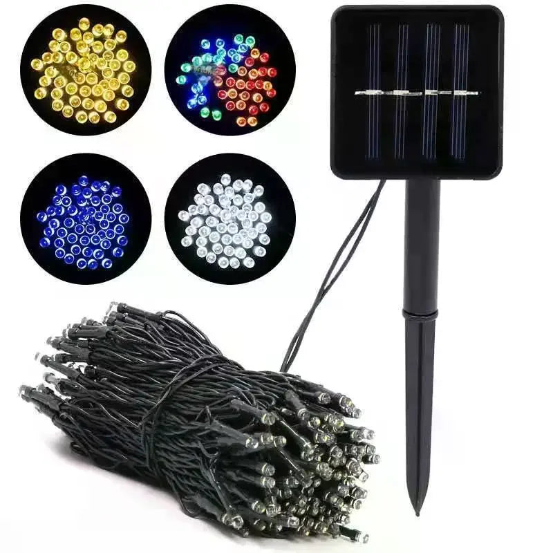 Outdoor 12M LED Solar 100 Christmas Lights Waterproof Party Fairy Zpaxo