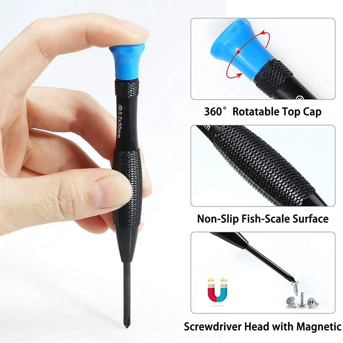 Magnetic Screwdriver Set Mini Multi-Function Magnetic Precision Screwdriver For Watch Eyeglasses Phone Repairing Hand Tools Zpaxo