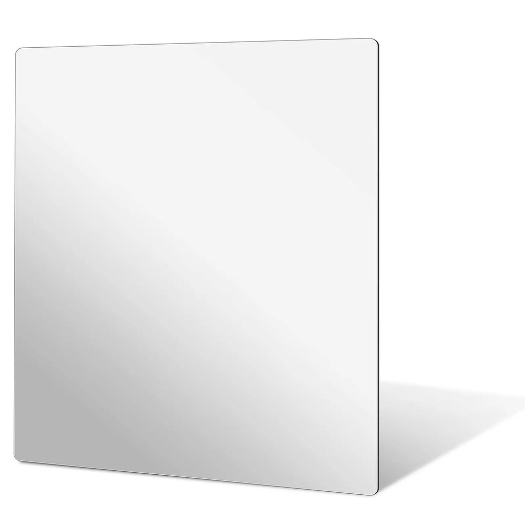 Square Acrylic Mirror Sheet Large Wall Mounted Safe Reflection