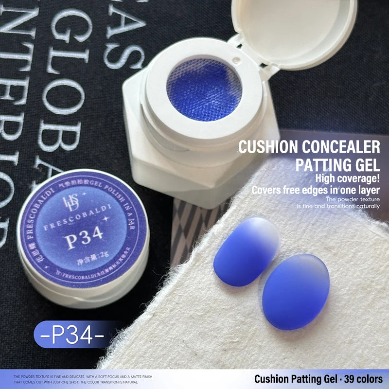 39 Colors Cushion Ombre Painting Nail Gel No Wipe Highly Saturated Gradient Patting Gel Nail Polish Ombre Blush UV Nail Polish Zpaxo 34