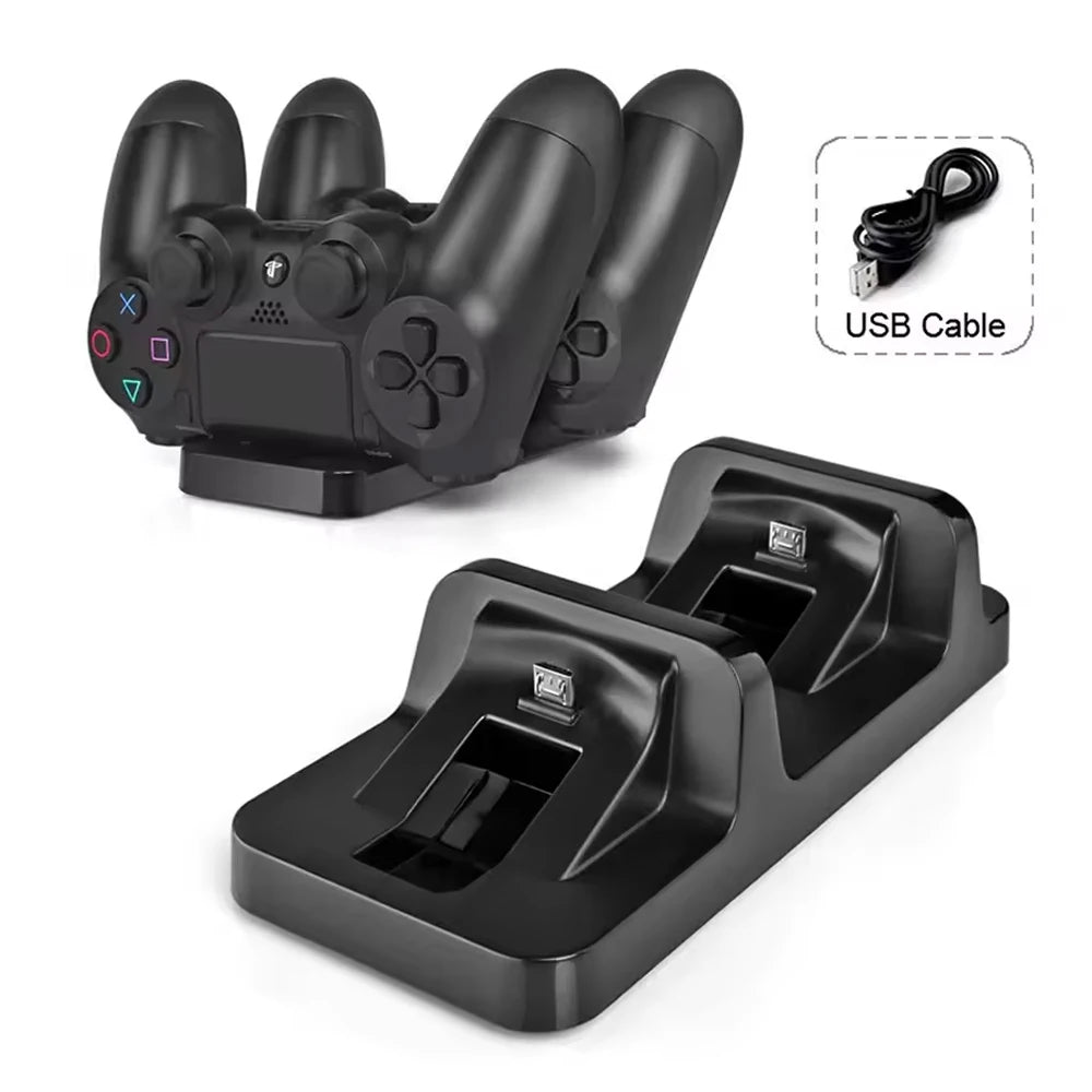 Wireless Gamepad Controle Dual Charge Dock PS4 Controller Charging