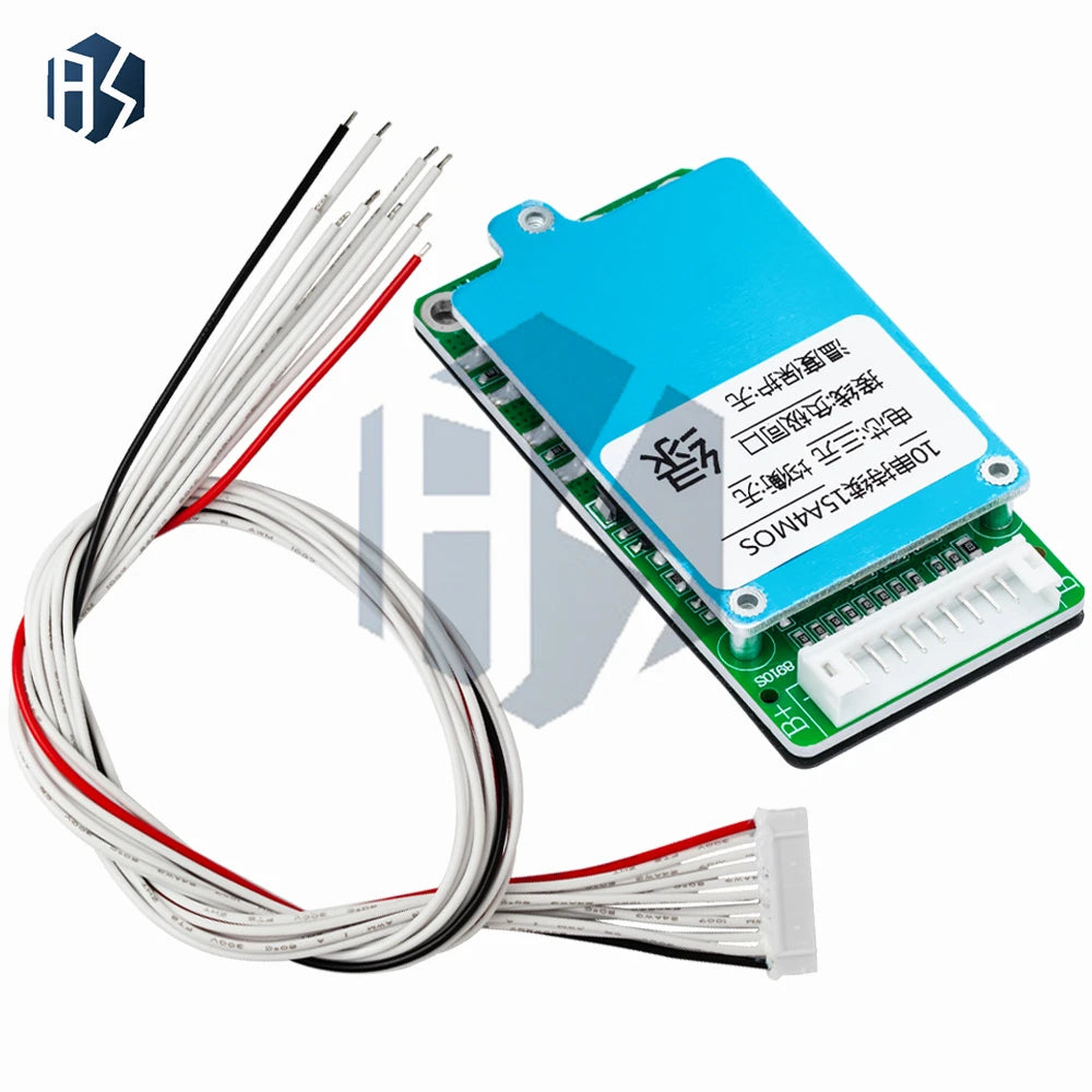 10S 36V 15A BMS 18650 Lithium Battery Protection Board Balance Charge Zpaxo