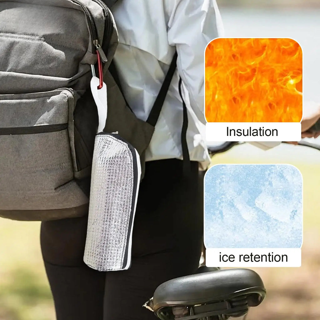 Bottle Cooler Bag Cold Beverage Insulated Pack Portable Waterproof Bottle Cooler for Picnic Work Camping Daycare Cycling Outdoor Zpaxo