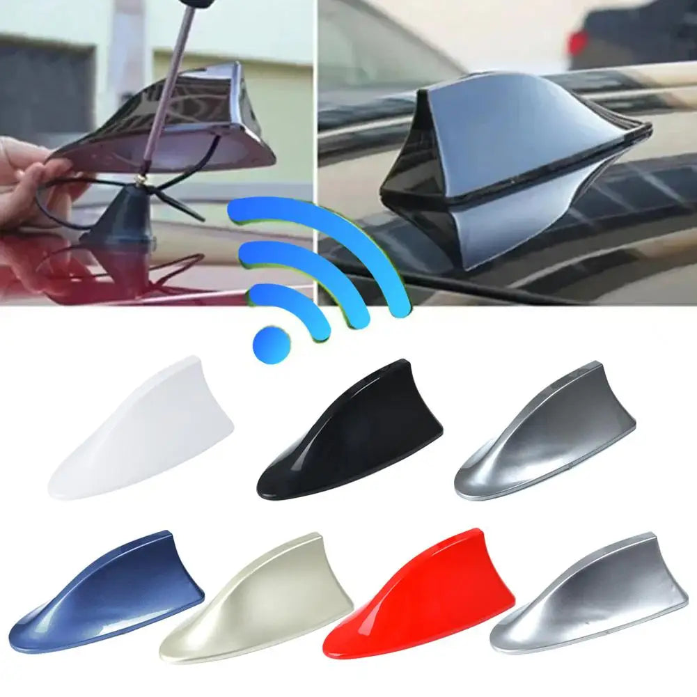 Car Shark Fin Radio Antenna FM Signal Booster Universal Auto Roof Aerials Styling Replacement Parts For BMW Toyota Hyundai VW Zpaxo