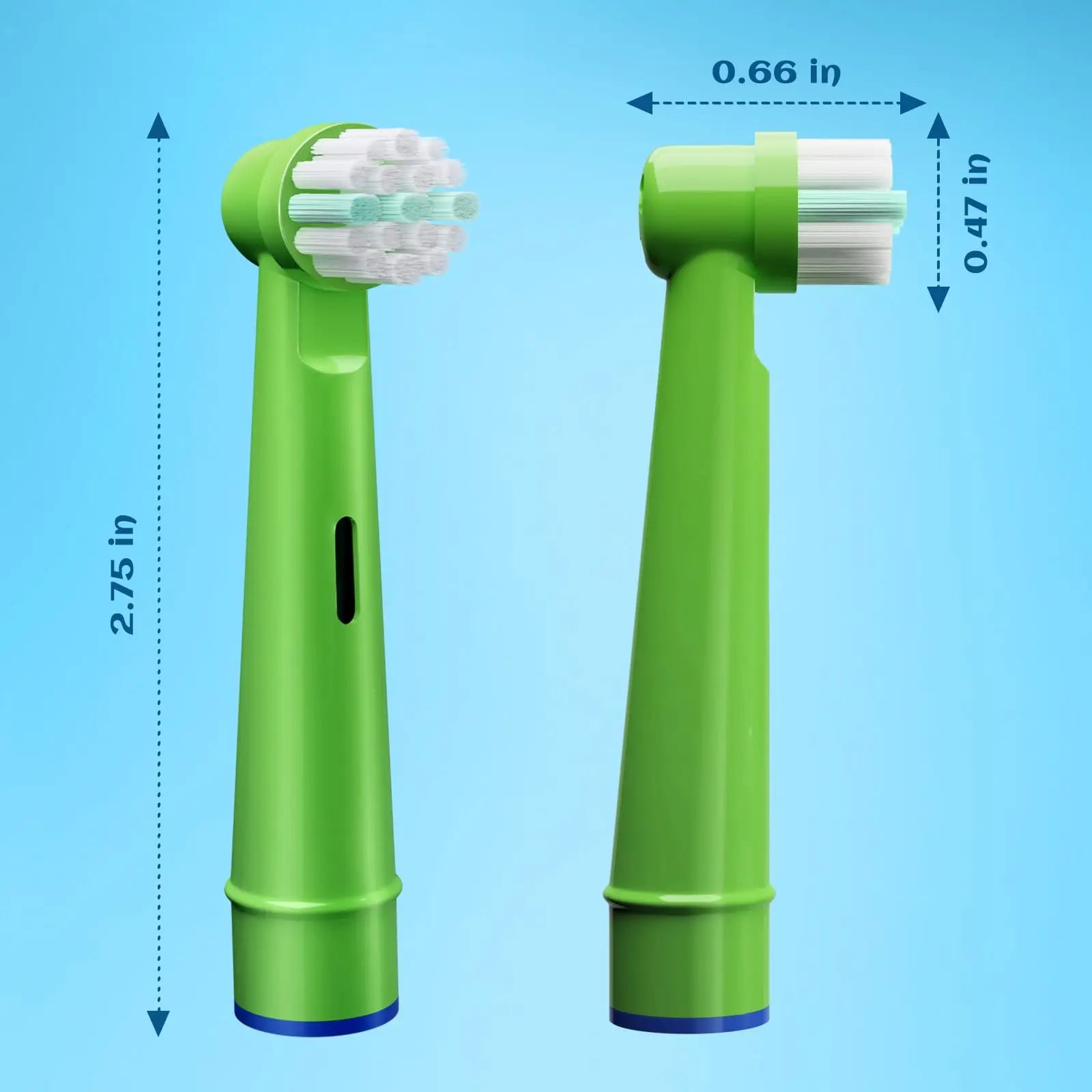 4 16 20 Electric Toothbrush Head Oral B Sensitive Replacement Kid Zpaxo