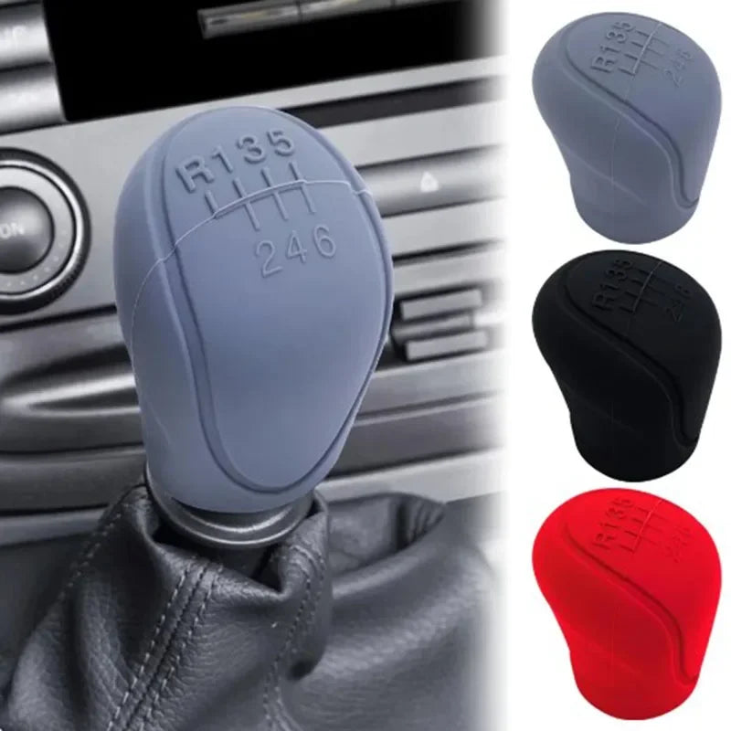 Silicone Gear Shift Knob Cover – Non-Slip 5/6-Speed Grip
