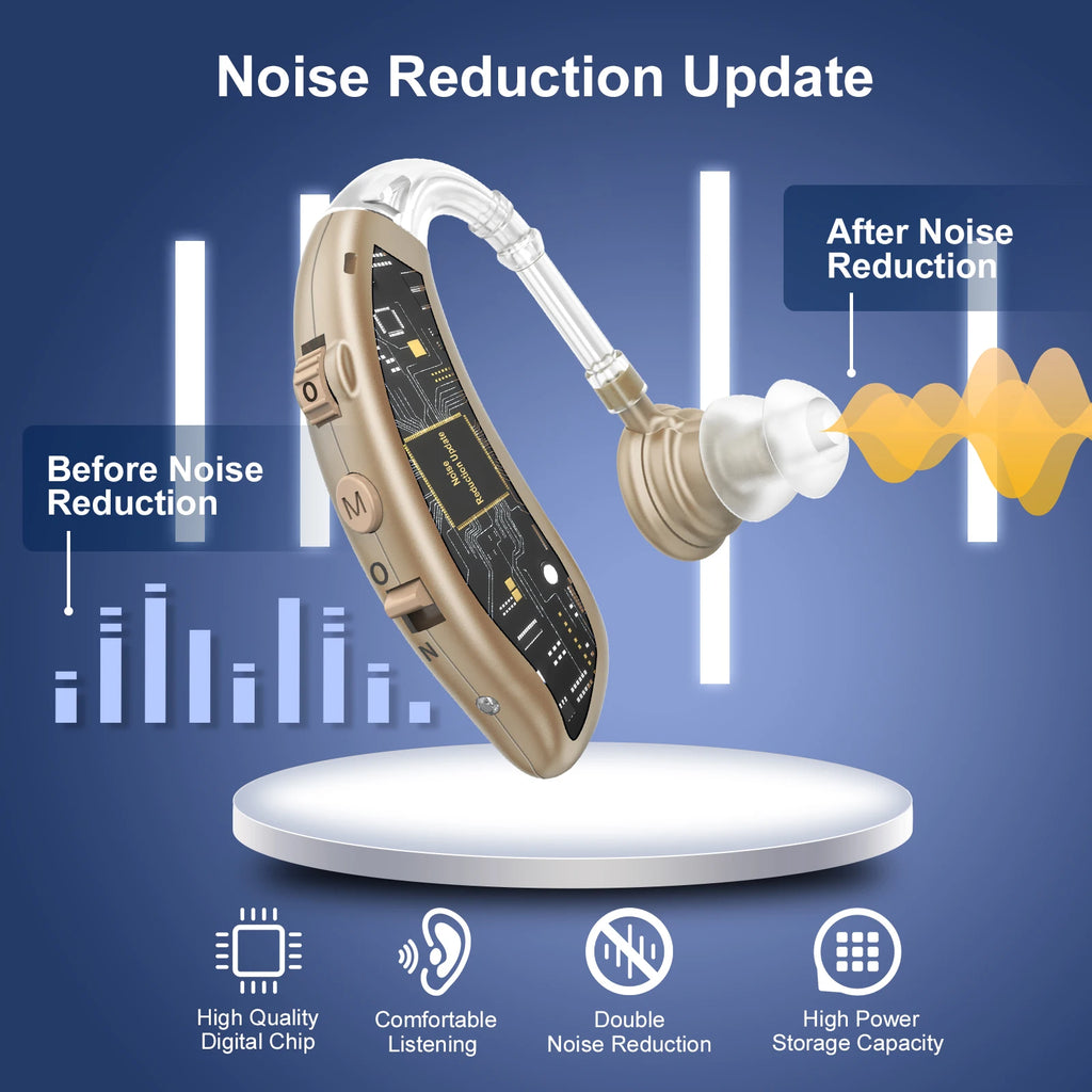 Hearing AIDS Adults Amplifiers Clear Sound Reproduction Noise