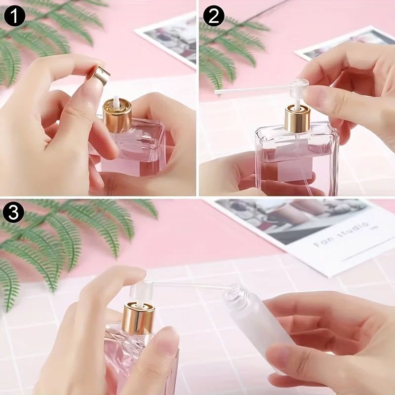 Luxury Scent Pod Refillable Glass Perfume Vial On-the-go Fragrance