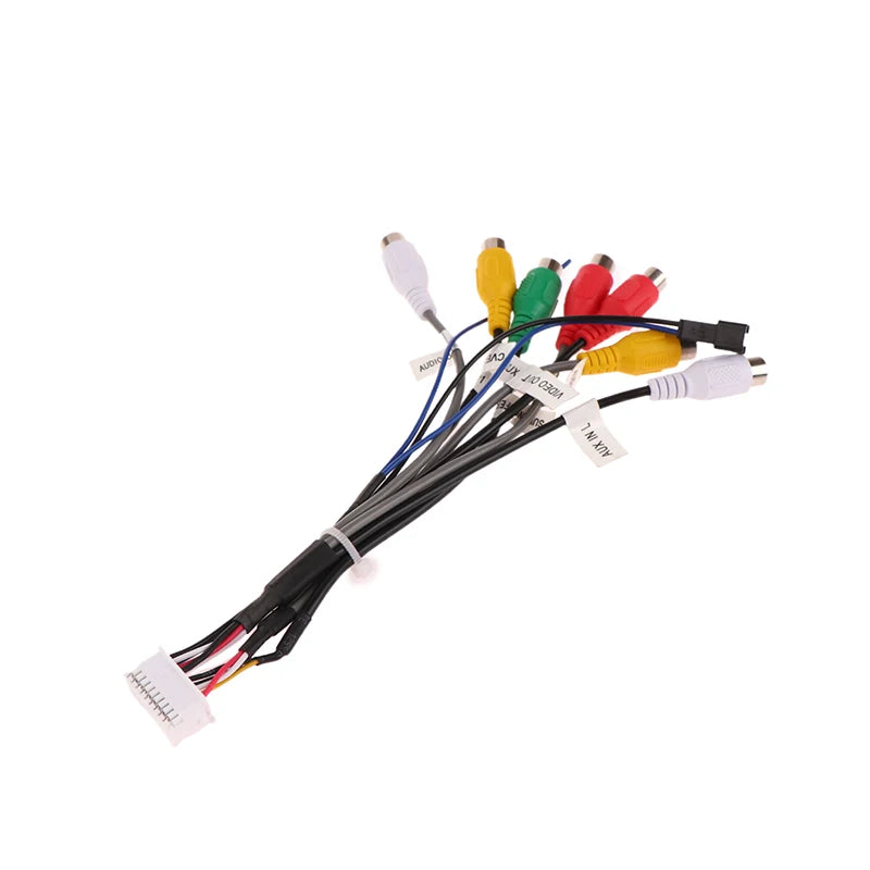 20 Pin RCA Audio Cable Subwoofer Output CVBS Video Aux Amp Control