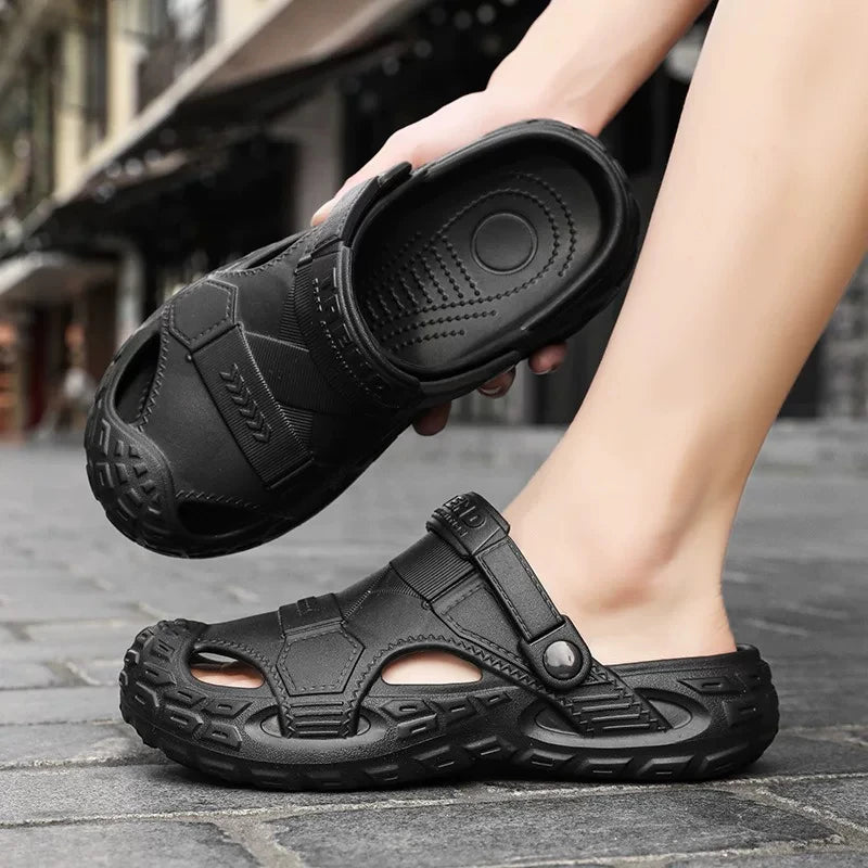 Men's Outdoor Summer Wearable Clog Shoes Anti-slip Breathable