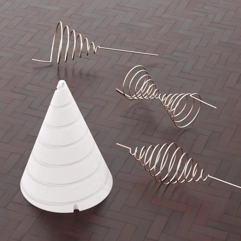 Fibonacci Coil Winding Jig for Electroculture Gardening Electro Culture Copper Gardening Antenna Making Tool Copper Wire Antenna Zpaxo
