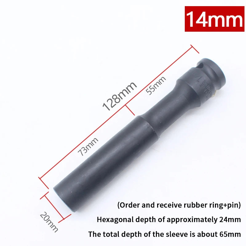 1/2 Drive Socket Wrench Hex Socket Head 8-19mm Socket Head Tire Removal Tools Adapter Spanner Converter Zpaxo 5