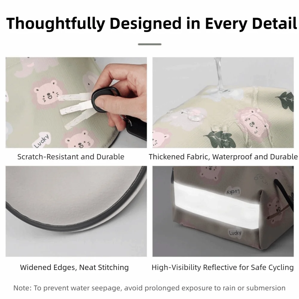 Breathable Motorcycle Handlebar Gloves Waterproof Sun Protection Electric Vehicle Grip Muffs Windproof UV Protection Zpaxo
