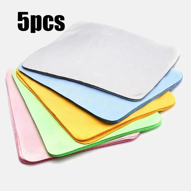Microfiber Lens Cleaning Cloths – Chamois Glasses Wipes 5/10/30pk