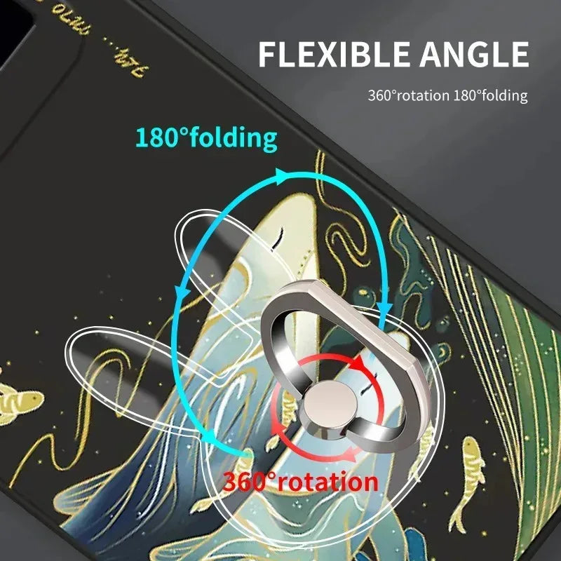 360° Rotating Clear Phone Ring Holder & Kickstand – 1/2/3 Pack