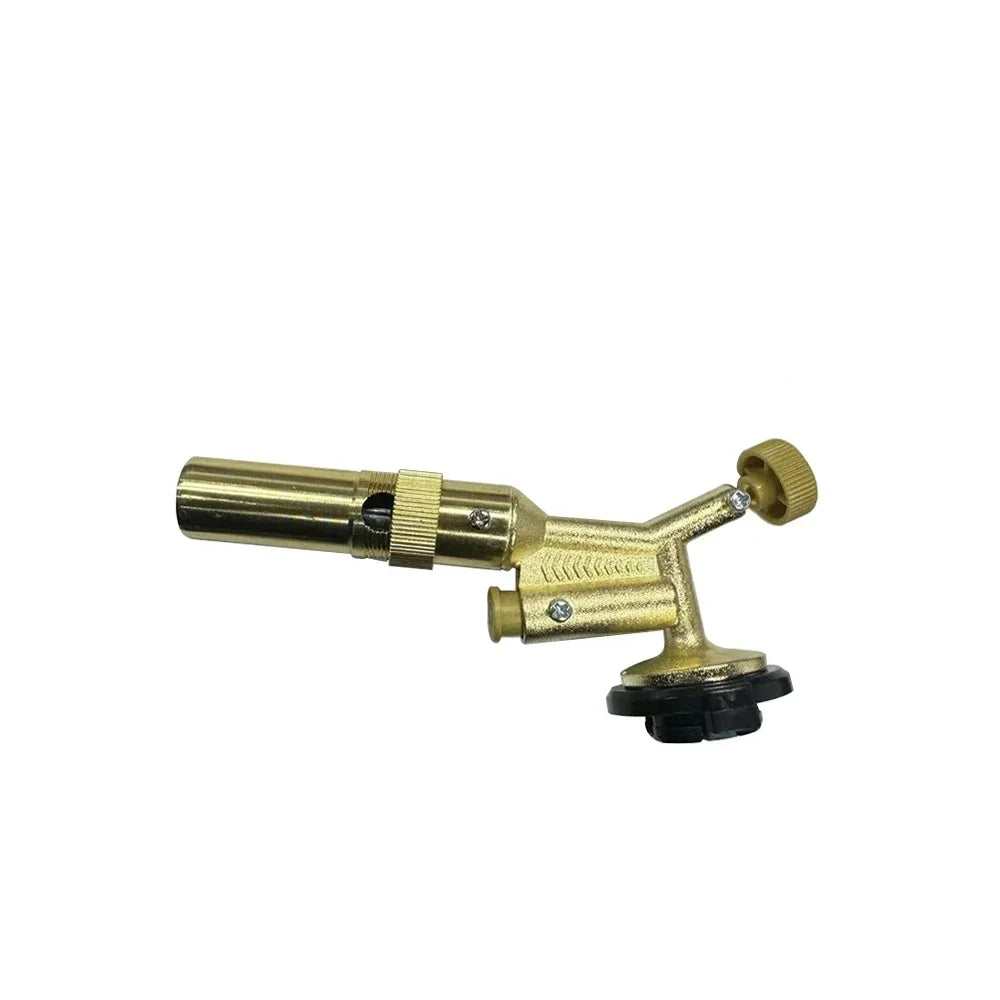 Handheld Copper Alloy Butane Torch Head Adjustable Flame for Kitchen BBQ Baking Cooking Creme - Ergonomic Fire Starter Lighter Zpaxo Default Title