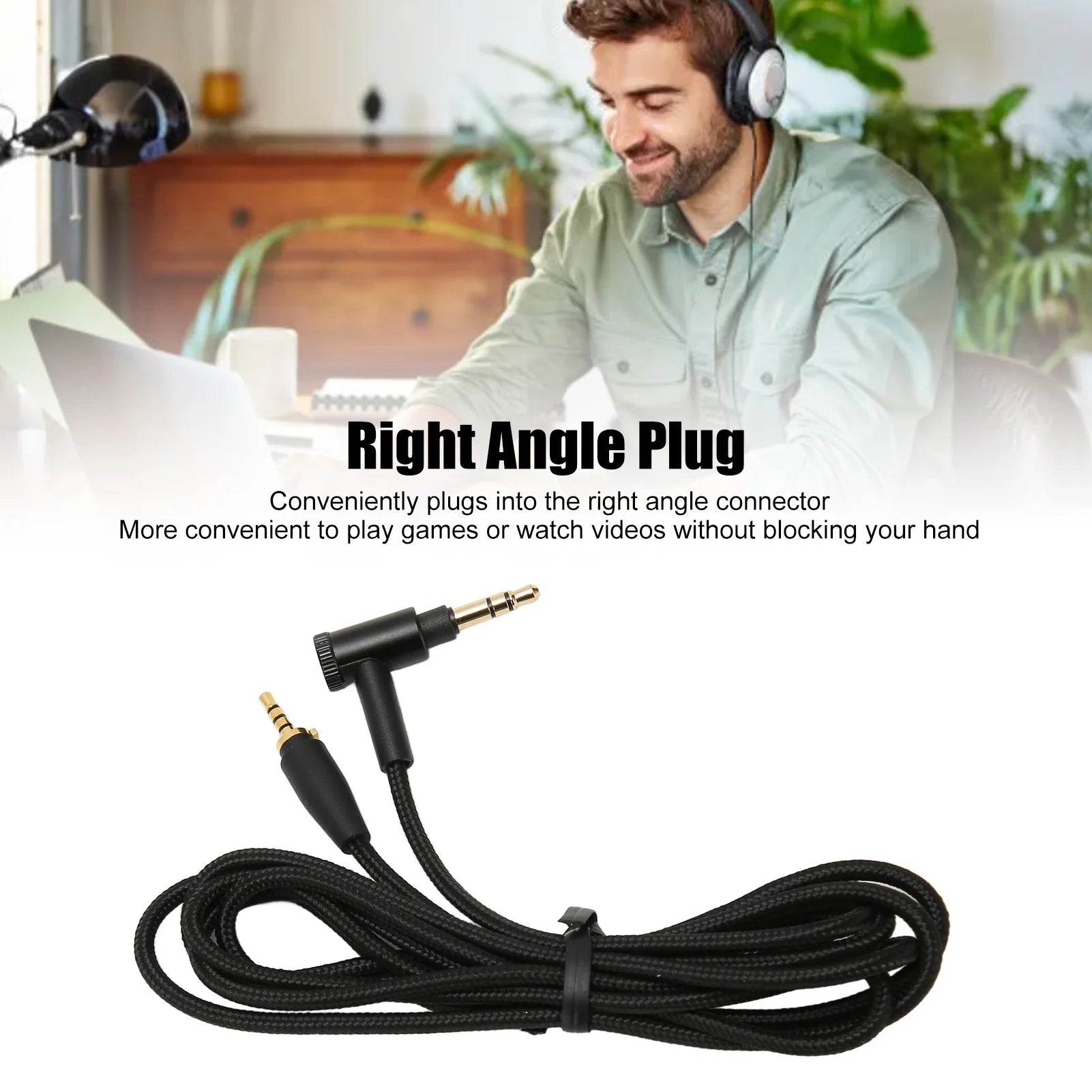 Replacement Sound Cable Headphone Compatible Sennheiser XL Headphones