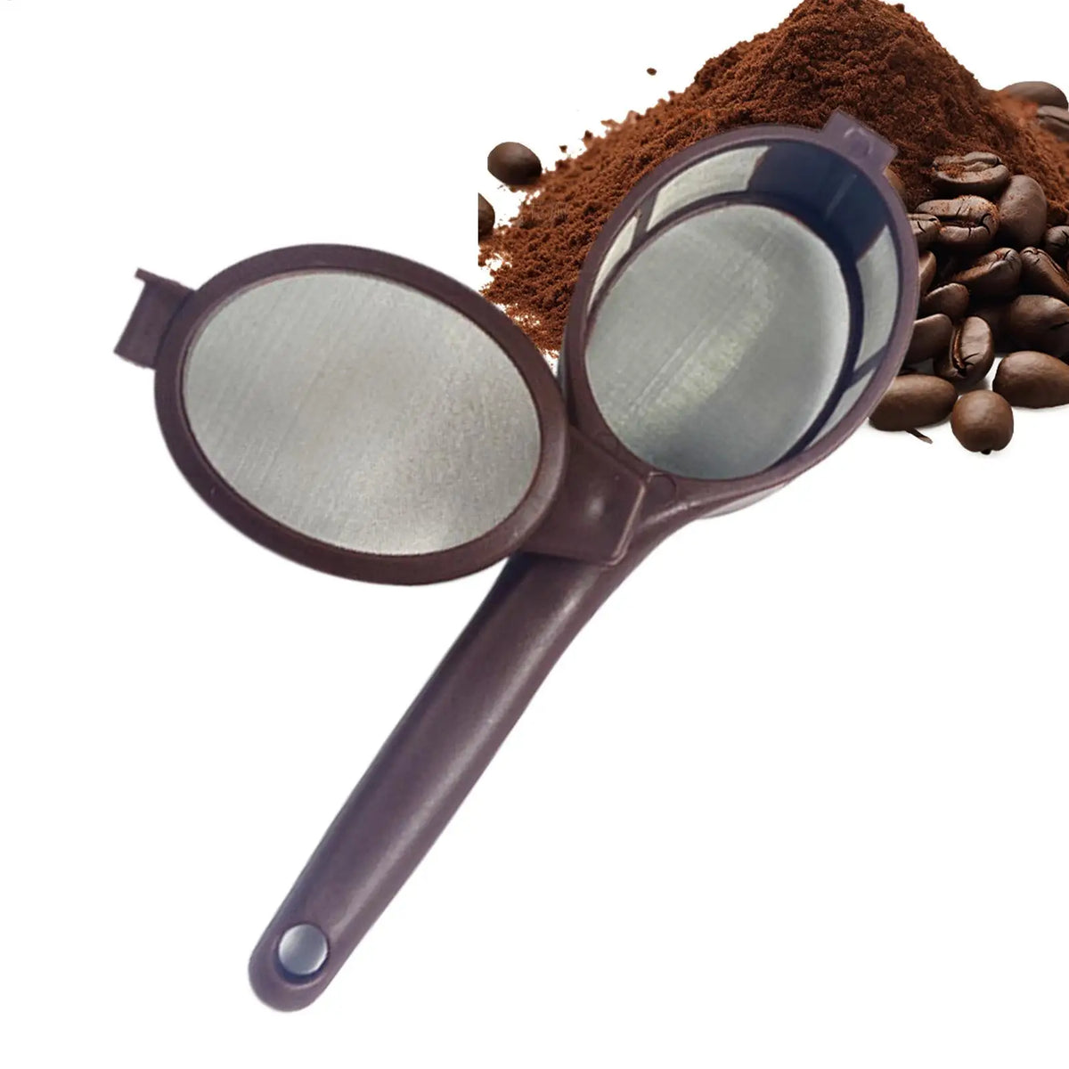Fine Mesh Tea Strainer Spoon Loose Leaves Long Handle Coffee Filter Zpaxo