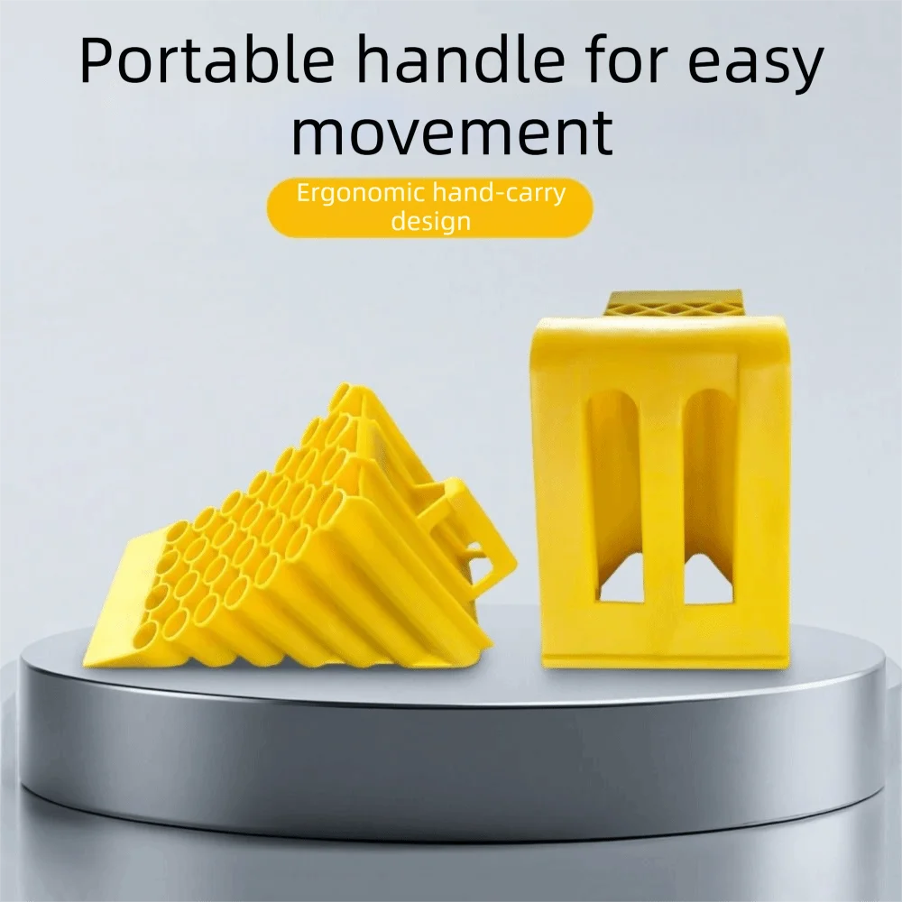 Slider Heavy Duty Wheel Chocks Lightweight Portable Stoppers Plastic Zpaxo
