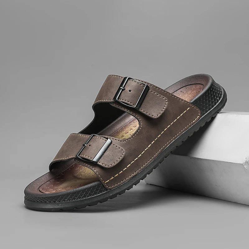 Men's Slippers Comfortable Lightweight Soft Sole Casual Slides Indoor