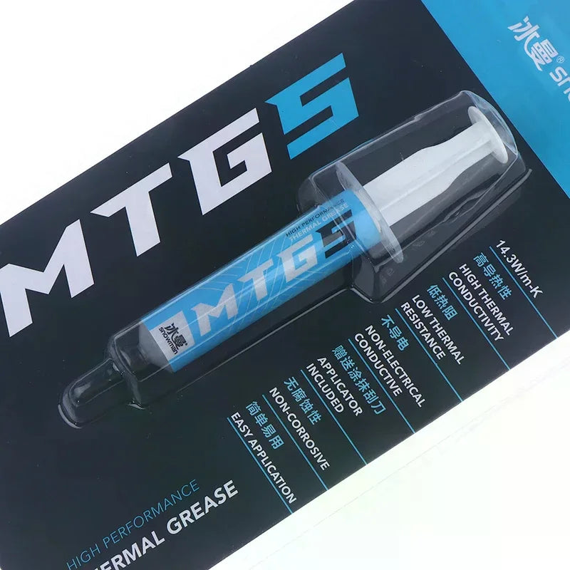 Syringe MTG5 MTG10 Thermal Conductive Grease Paste 14 3W Mk Desktop Zpaxo