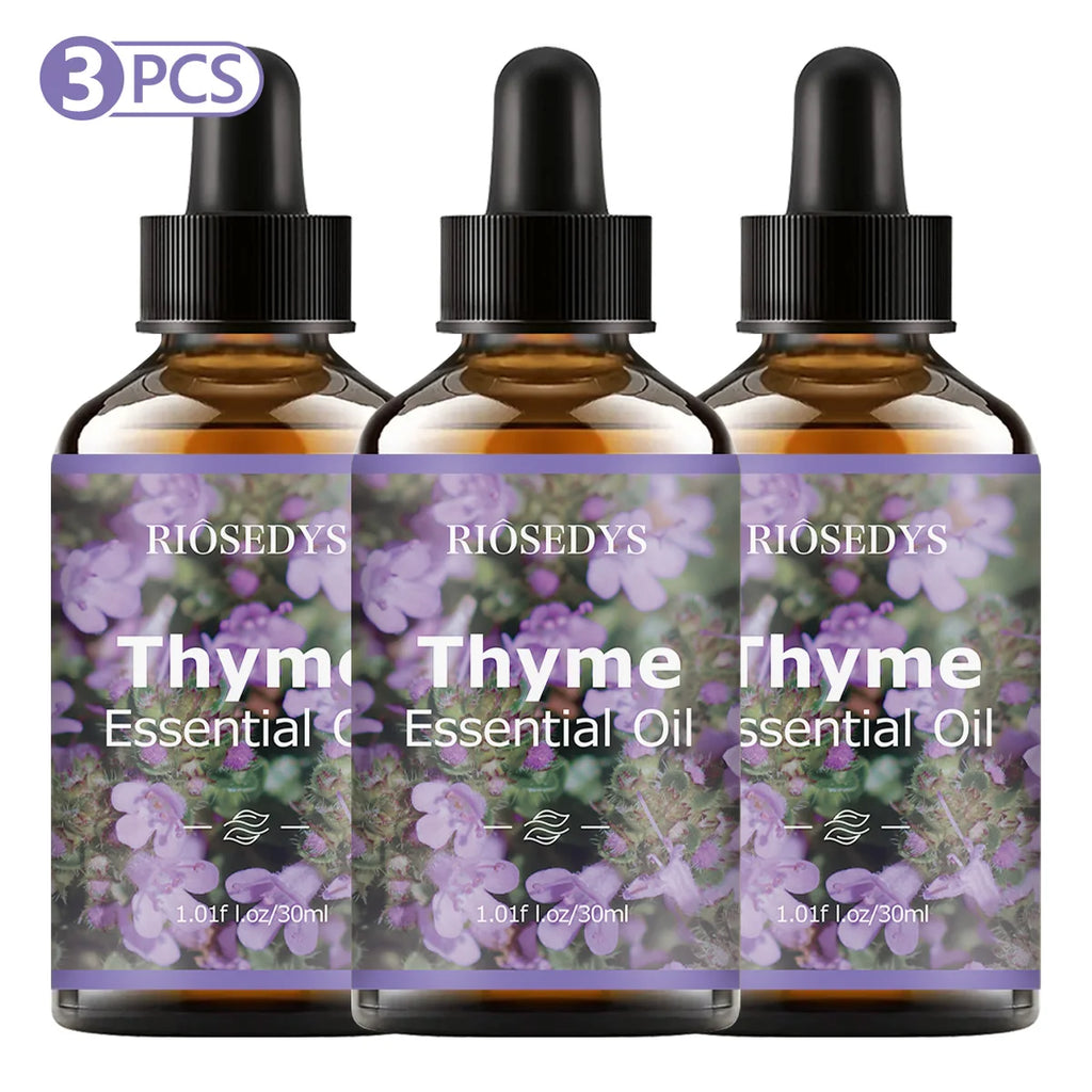Thyme Essential Oil Its Floral Fragrance Perfect Aromatherapy Body Zpaxo Thyme 3PCS 30ml Thyme