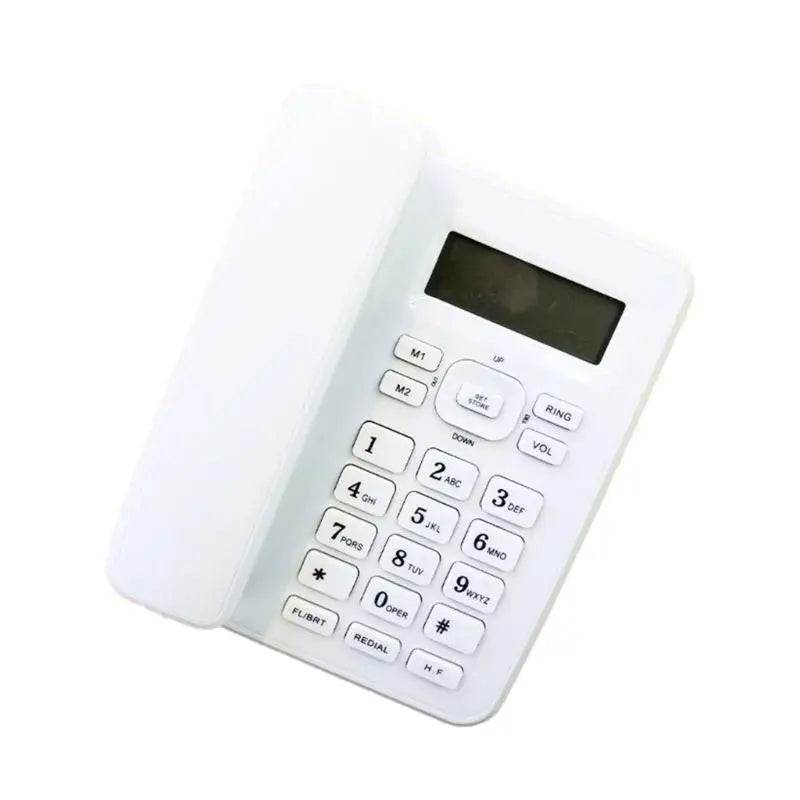 652F KX-6001CID Fixed Landline Home Telephone Caller Display Zpaxo White CN
