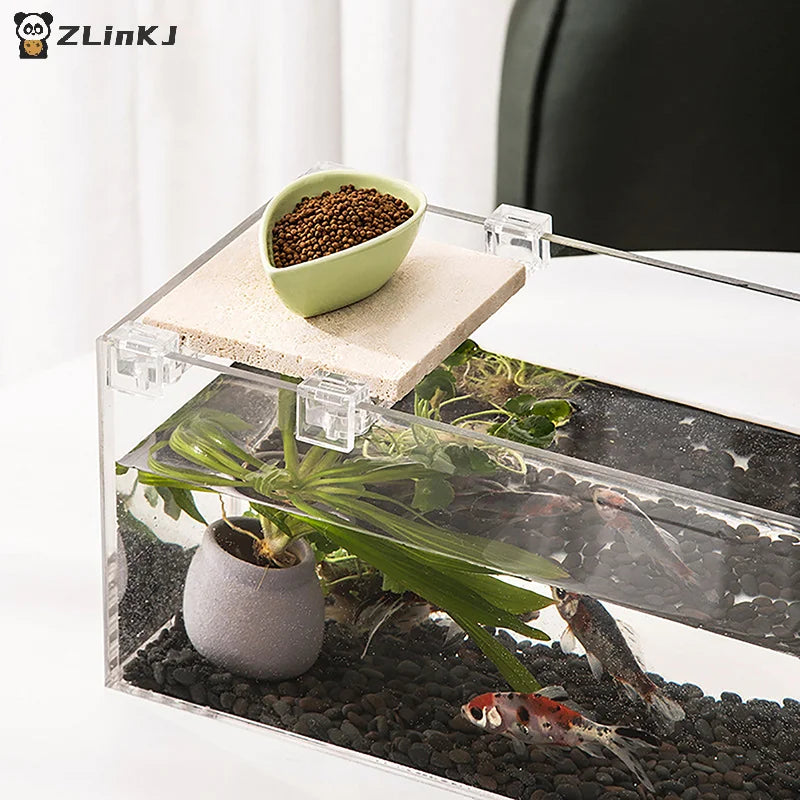 ▶4pcs 6mm/8mm/10mm Fish Tank Acrylic Clips Aquarium Lid Cover Support Holder Bracket Clamp Stand Aquarium Supply Zpaxo