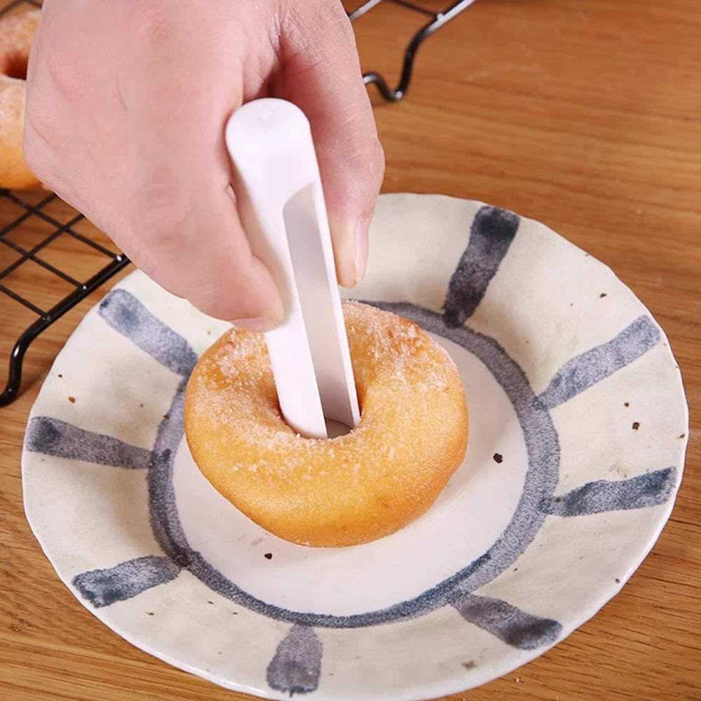 Plastic Donut Mold DIY Doughnut Cake Decorating Tools Dough Maker Desserts Bread Cookie Cutter Kitchen Baking Tools Zpaxo