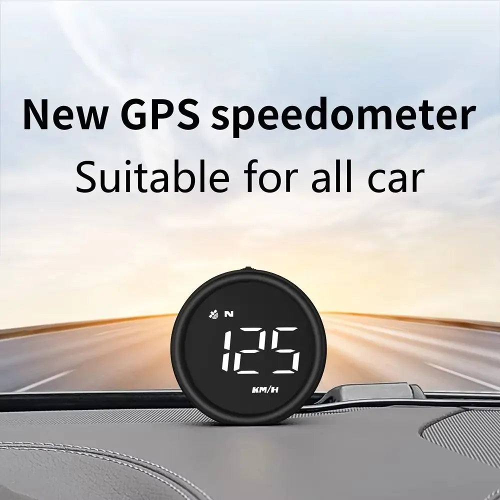 HUD Car Head Up Display Universal Plastic Digital Speedometer KMH MPH Zpaxo